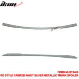 Fits 15-23 Ford Mustang Coupe Rear Spoiler Wing Ingot Silver Metallic