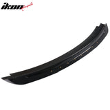 2015-2023 Ford Mustang Shelby Super Snake Style Trunk Spoiler Gloss Black ABS + Iron