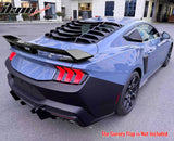 2024-2025 Ford Mustang Coupe Dark Horse Matte Black Trunk Spoiler ABS