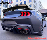 2024-2025 Ford Mustang Coupe Dark Horse Matte Black Trunk Spoiler ABS