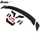 2024-2025 Ford Mustang Coupe Dark Horse Matte Black Trunk Spoiler ABS
