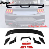2024-2025 Ford Mustang Coupe Dark Horse Gloss Black Trunk Spoiler ABS