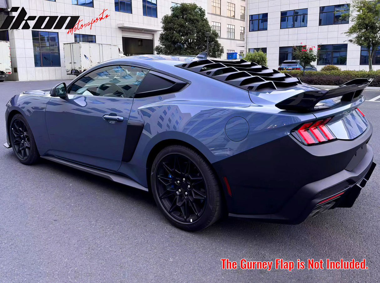 2024-2025 Ford Mustang Coupe Dark Horse Gloss Black Trunk Spoiler ABS