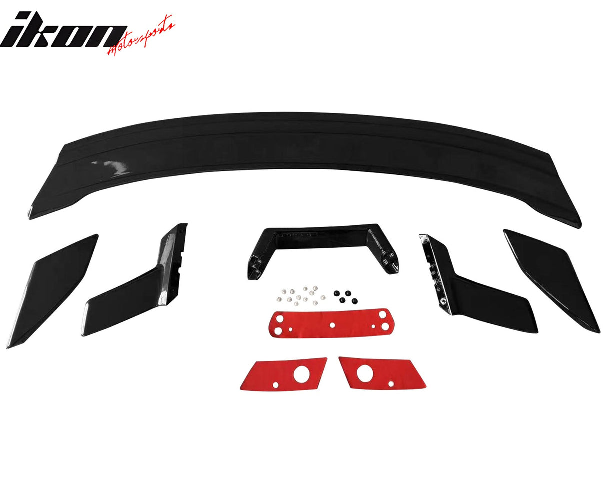 2024-2025 Ford Mustang Coupe Dark Horse Gloss Black Trunk Spoiler ABS