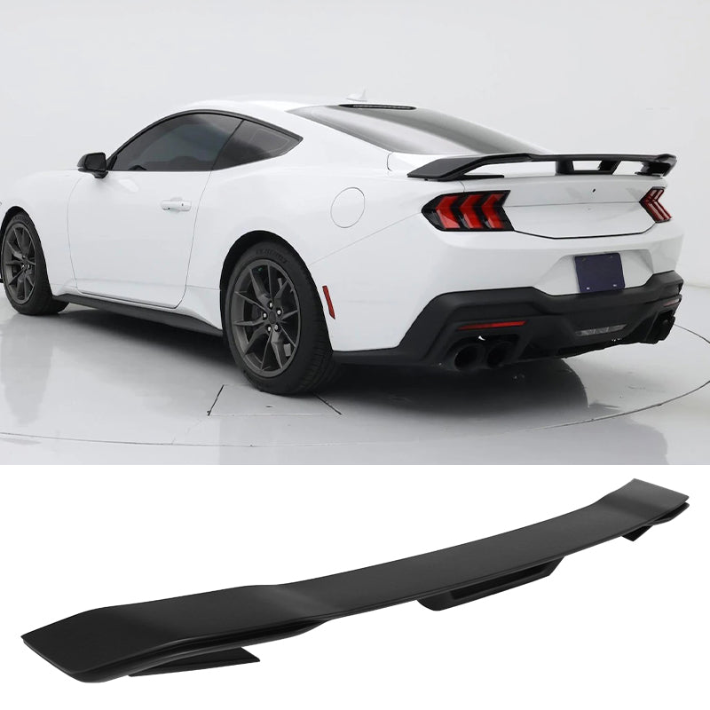2024-2026 Ford Mustang Dark Horse Style Trunk Spoiler Wing ABS