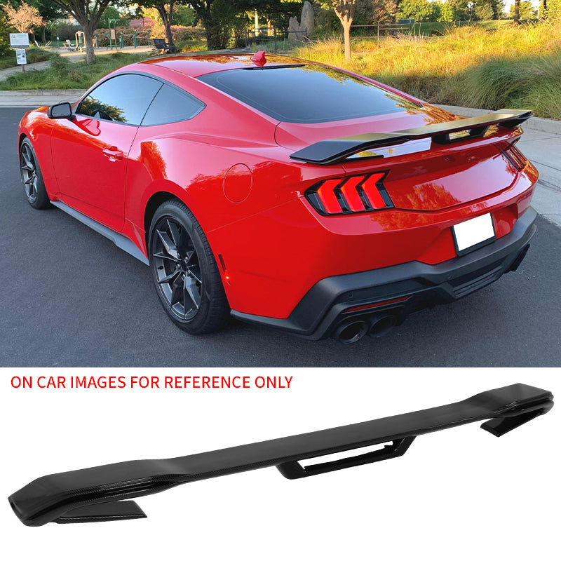 2024-2026 Ford Mustang Dark Horse Style Trunk Spoiler Wing ABS