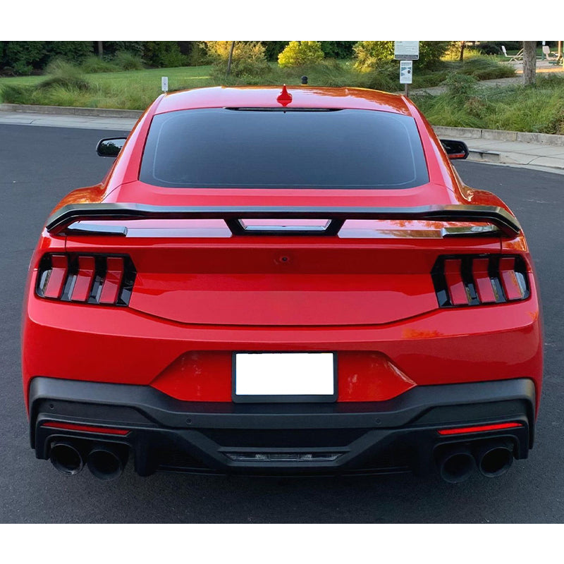 2024-2026 Ford Mustang Dark Horse Style Trunk Spoiler Wing ABS