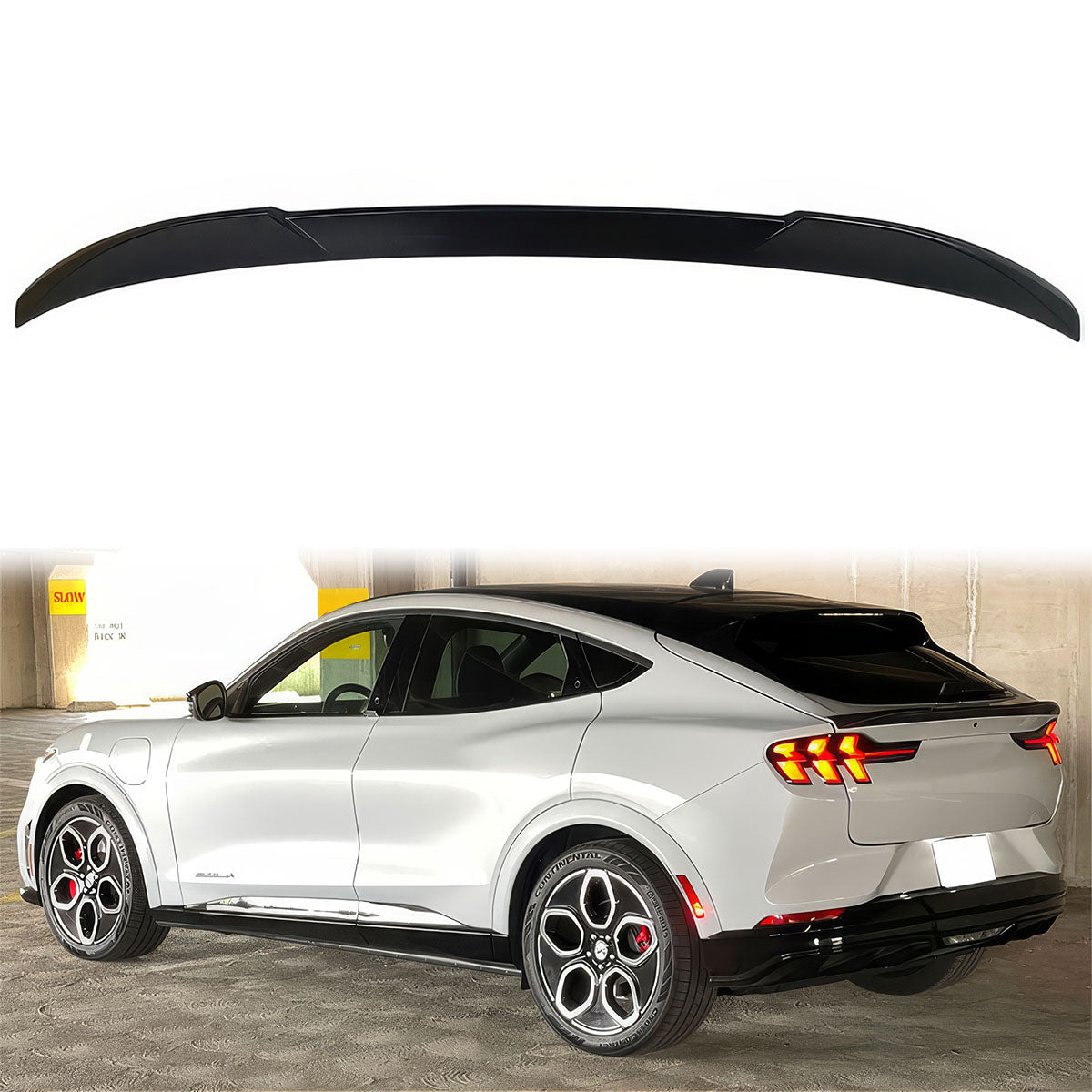 2021-2026 Ford Mustang Mach-E IK1 Style Trunk Spoiler ABS