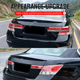2008-2012 Honda Accord Sedan 4-Door OE Style Matte Black Trunk Spoiler ABS