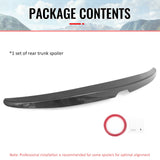 2008-2012 Honda Accord Sedan 4-Door OE Style Carbon Fiber Print Trunk Spoiler ABS
