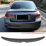 2008-2012 Honda Accord Sedan 4-Door OE Style Carbon Fiber Print Trunk Spoiler ABS