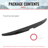 2008-2012 Honda Accord Sedan 4-Door OE Style Gloss Black Trunk Spoiler ABS
