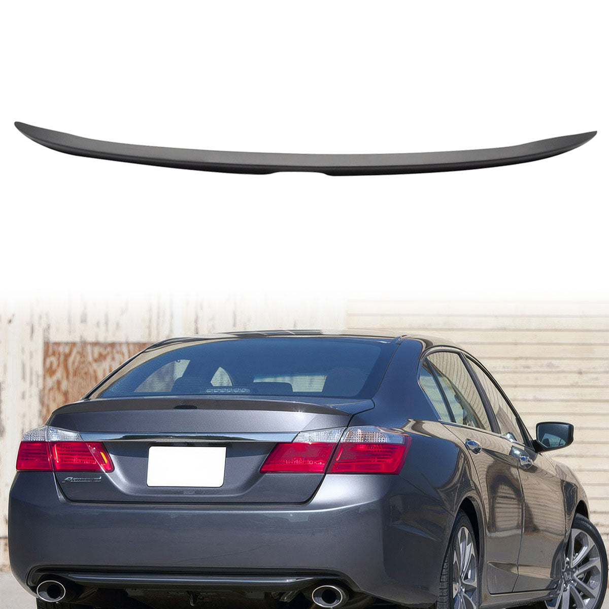 2013-2017 Honda Accord Sedan Painted ABS Rear Trunk Spoiler Wing