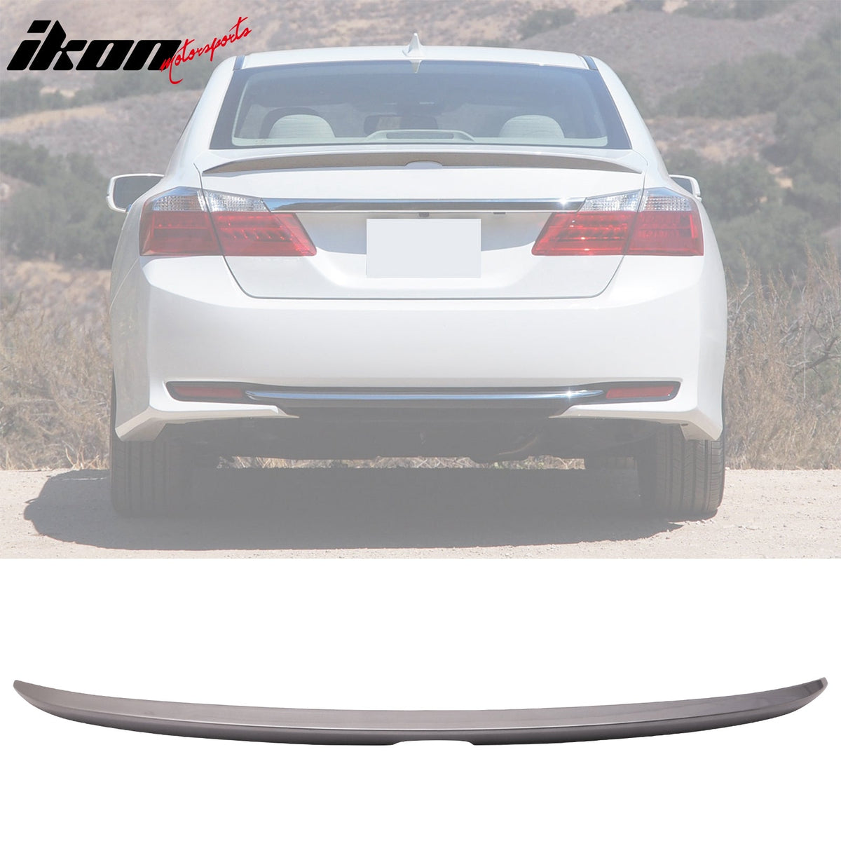 2013-2017 Honda Accord Sedan Painted ABS Rear Trunk Spoiler Wing