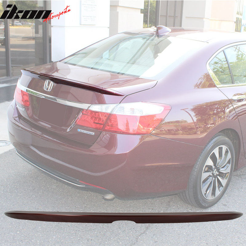 2013-2017 Honda Accord Sedan Painted ABS Rear Trunk Spoiler Wing