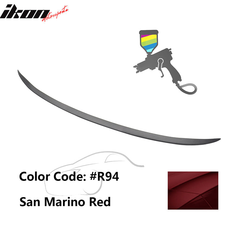 2013-2017 Honda Accord Sedan Painted ABS Rear Trunk Spoiler Wing