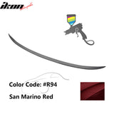 2013-2017 Honda Accord Sedan Painted ABS Rear Trunk Spoiler Wing