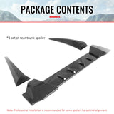 2006-2011 Honda Civic Type R Style Carbon Fiber Print Roof Spoiler ABS