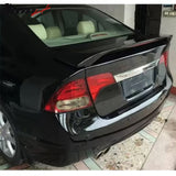 2006-2011 Honda Civic 8th Sedan OE Style Gloss Black Trunk Spoiler W/LED