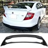 2012-2015 Honda Civic 4Dr Mugen Style Painted Trunk Spoiler Wing ABS