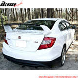 2012-2015 Honda Civic 4Dr Mugen Style Painted Trunk Spoiler Wing ABS
