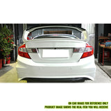 2012-2015 Honda Civic 9th RR Style Unpainted Beige Trunk Spoiler ABS