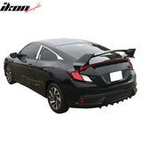 2016-2020 Honda Civic 10th Gen X Coupe 2Door Trunk Spoiler Wing ABS