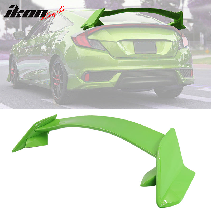 2016-2020 Honda Civic 10th Gen X Coupe 2Door Trunk Spoiler Wing ABS