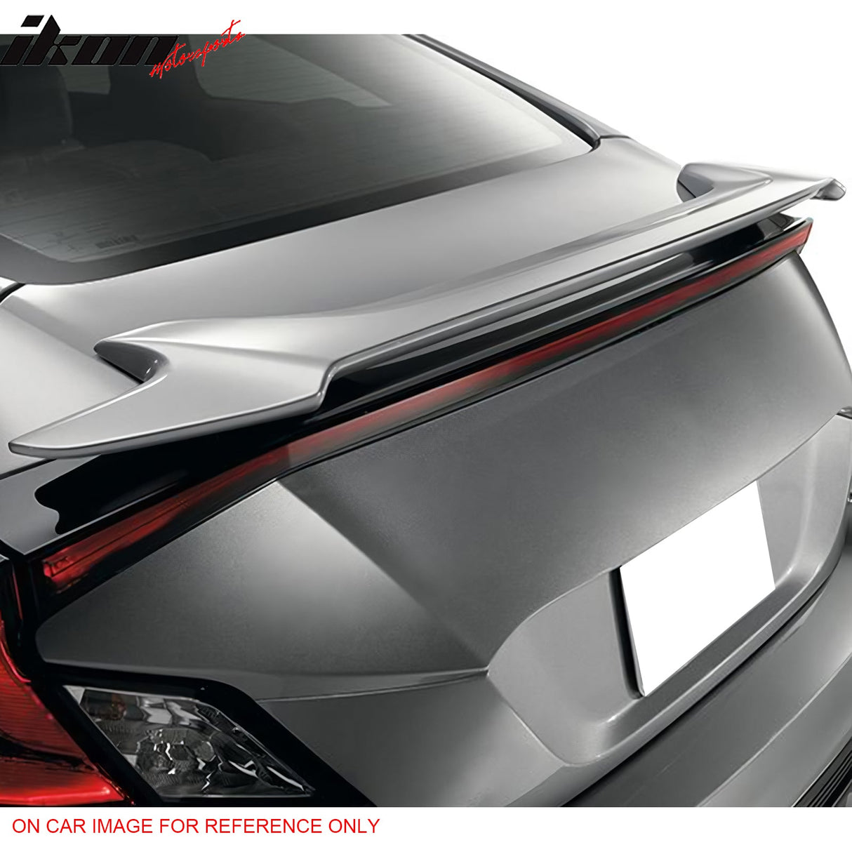 2016-2020 Honda Civic Coupe OE #NH578 Taffeta White Trunk Spoiler ABS