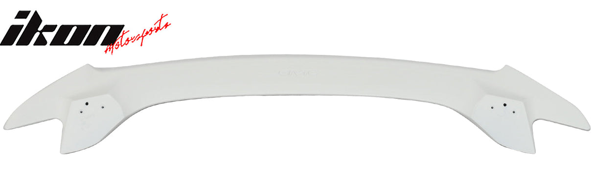 2016-2020 Honda Civic Coupe OE #NH578 Taffeta White Trunk Spoiler ABS