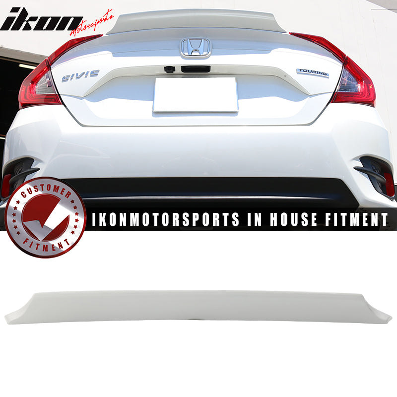 2016-2021 Honda Civic Sedan IKON Style Trunk Spoiler ABS
