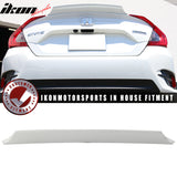 2016-2021 Honda Civic Sedan IKON Style Trunk Spoiler ABS