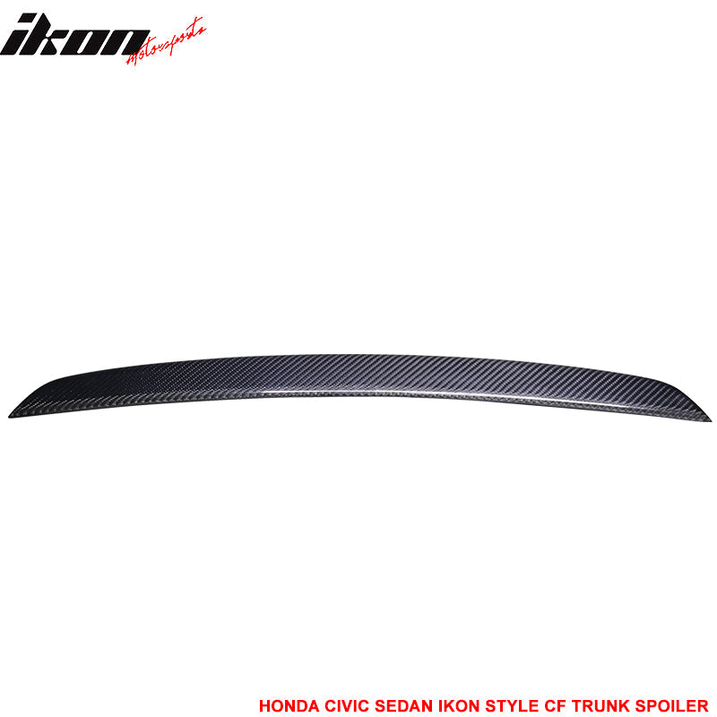 2016-2021 Honda Civic 4Dr Sedan Rear Trunk Spoiler Ducktail Wing Lip