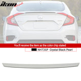2016-2021 Honda Civic 4Dr Sedan Rear Trunk Spoiler Ducktail Wing Lip