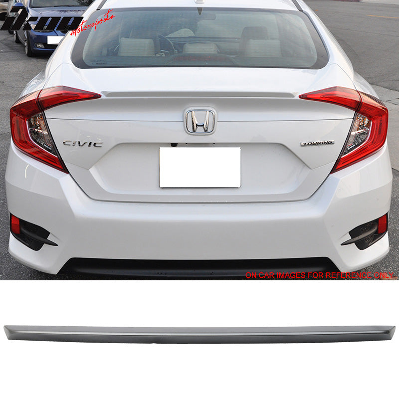 2016-2021 Honda Civic 4Dr Sedan Rear Trunk Spoiler Ducktail Wing Lip