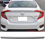 2016-2021 Honda Civic 4Dr Sedan Rear Trunk Spoiler Ducktail Wing Lip