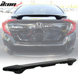 2016-2021 Honda Civic X Sedan Trunk Spoiler with LED Brake Light ABS