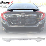 2016-2021 Honda Civic X Sedan Trunk Spoiler with LED Brake Light ABS