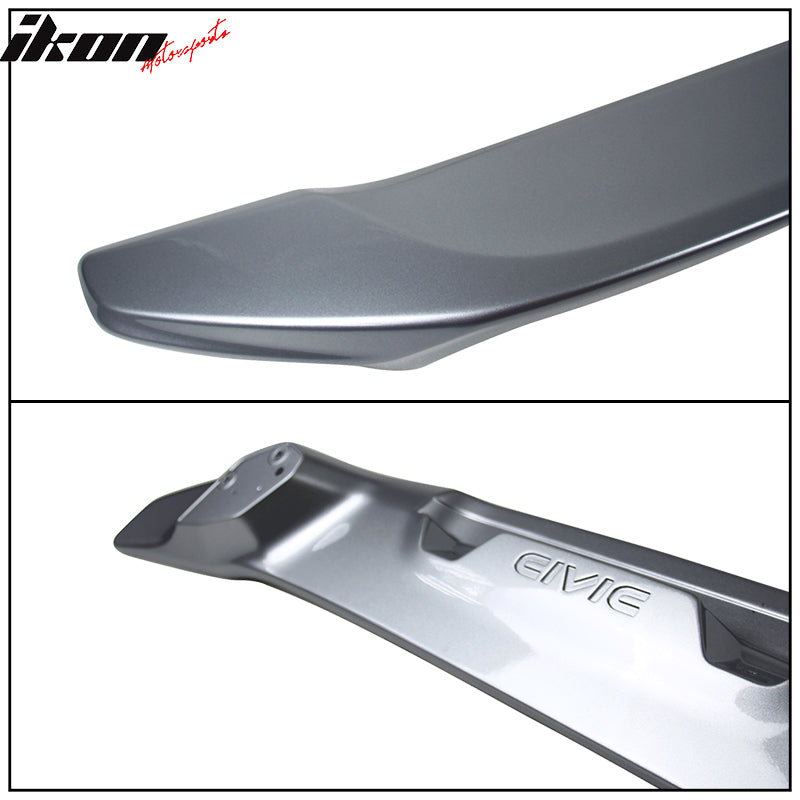 2016-2021 Honda Civic X Sedan Trunk Spoiler with LED Brake Light ABS