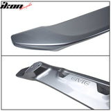 2016-2021 Honda Civic X Sedan Trunk Spoiler with LED Brake Light ABS