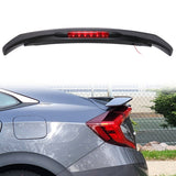 2016-2021 Honda Civic X 10th Sedan Trunk Spoiler 3RD LED Brake Light