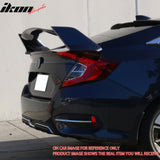 2016-2021 Honda Civic 10th Sedan TR Style Unpainted Trunk Spoiler ABS