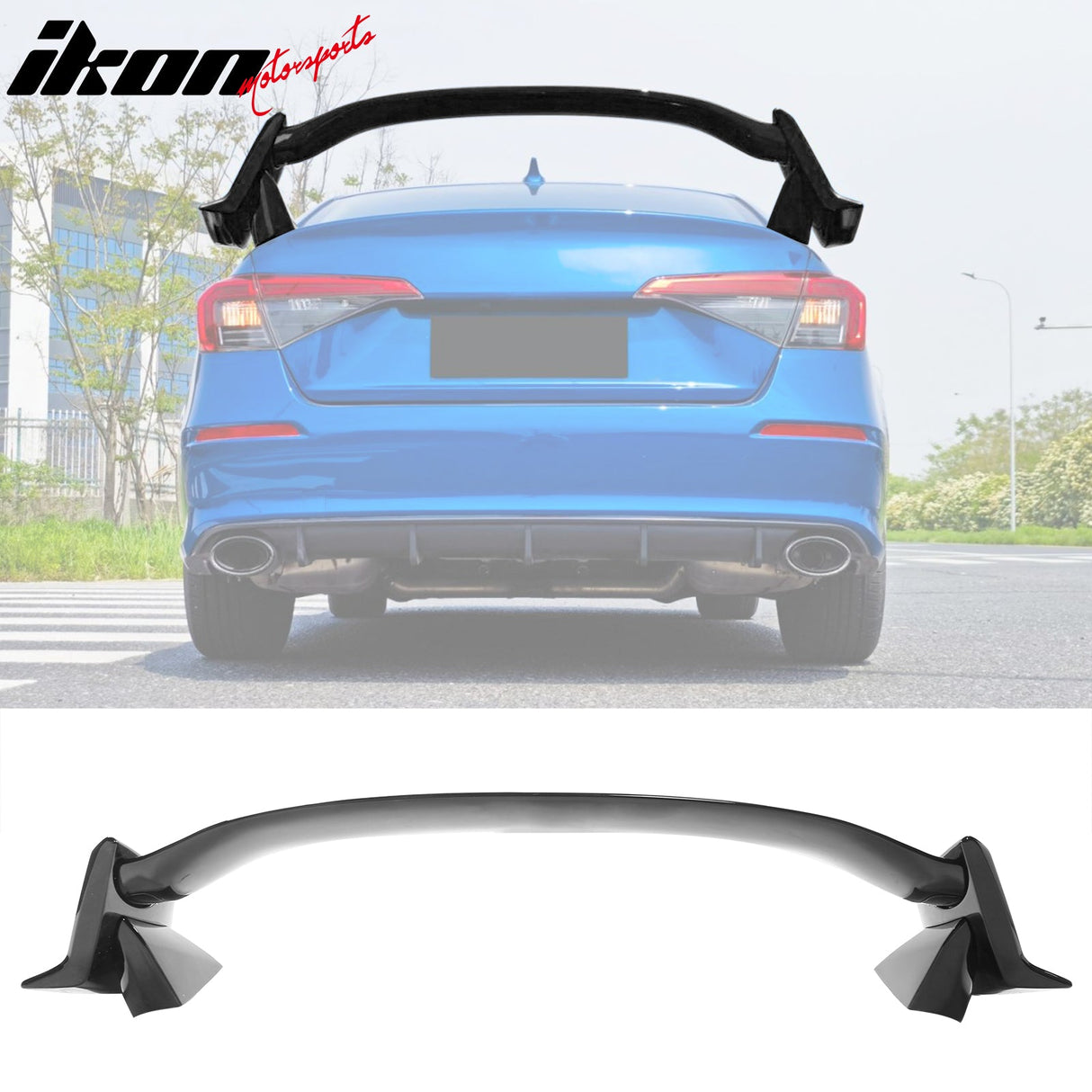 2022-2025 Honda Civic Sedan Type R Style Trunk Spoiler ABS