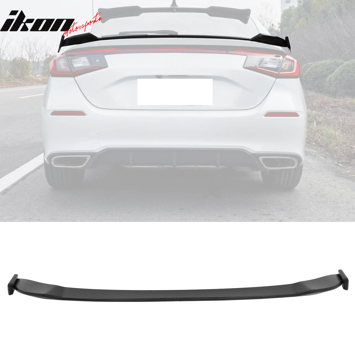 2022-2025 Honda Civic Hatchback IKON Trunk Spoiler ABS