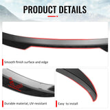 2022-2026 Honda Civic FL Type R Hatchback V Style Rear Trunk Spoiler Wing Gloss Black ABS