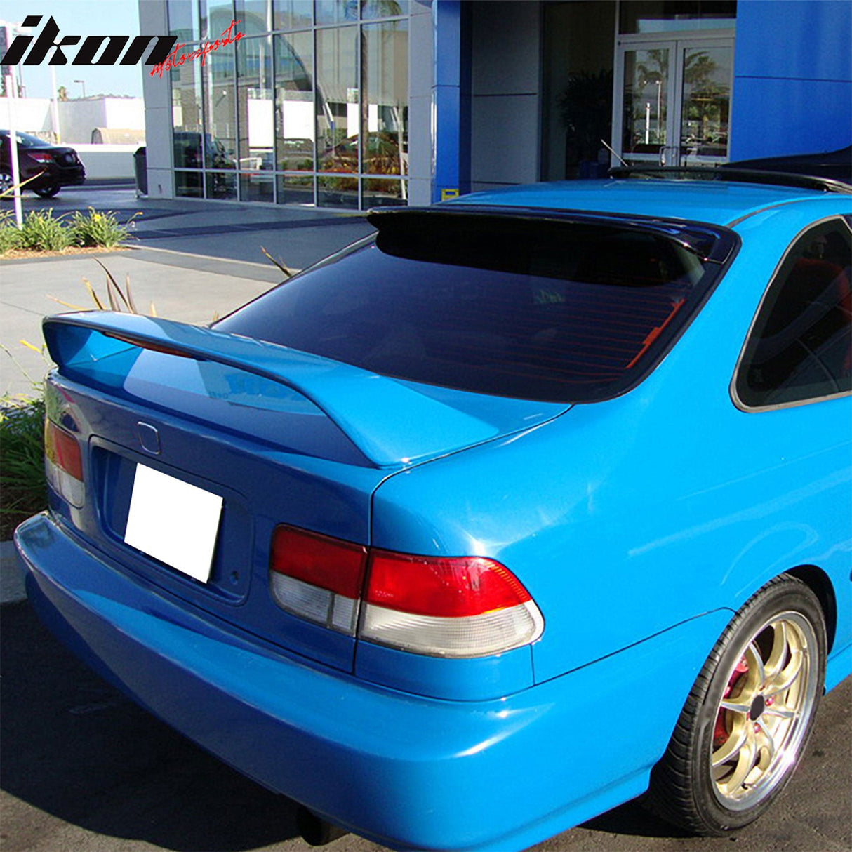 1996-2000 Honda Civic 2-Door Trunk Spoiler W/LED ABS