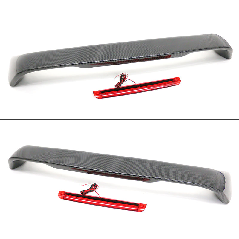 Rear Trunk Spoiler for Honda Civic Coupe 1996-2000 ABS w/ LED Light
