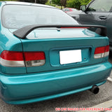 Rear Trunk Spoiler for Honda Civic Coupe 1996-2000 ABS w/ LED Light