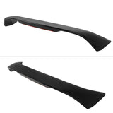 Rear Trunk Spoiler for Honda Civic Coupe 1996-2000 ABS w/ LED Light