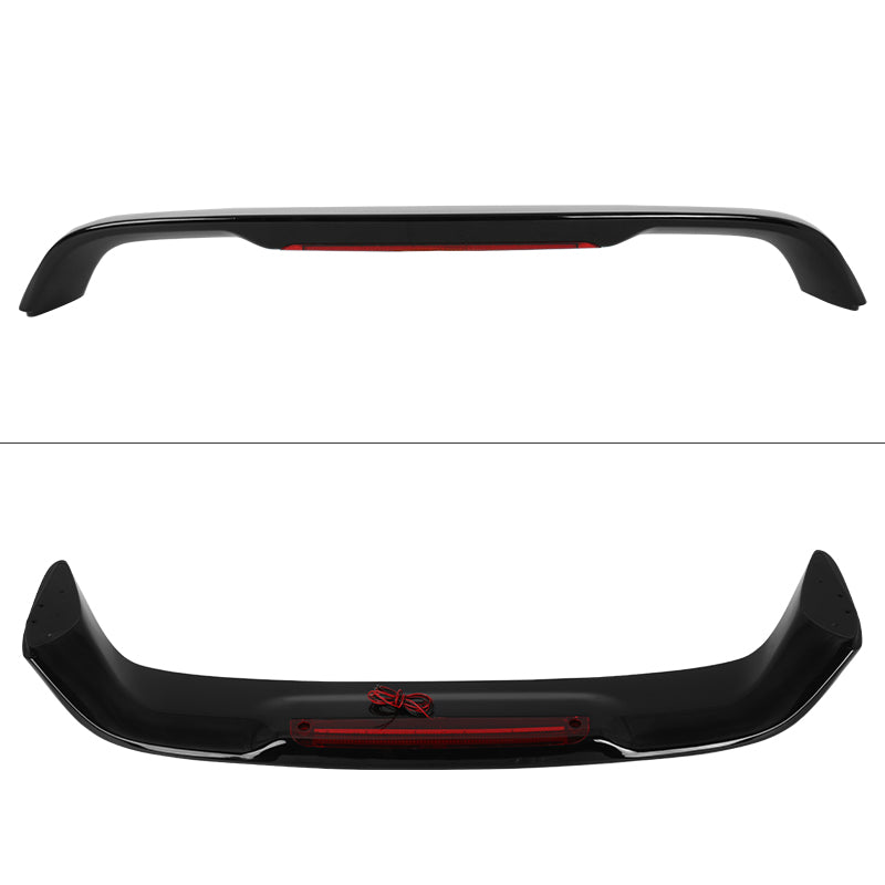 Rear Trunk Spoiler for Honda Civic Coupe 1996-2000 ABS w/ LED Light